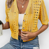 Lühikeste varrukatega suvine kardigan