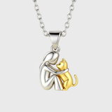 Raffaella | Kaelakee kassi kujutisega ripats