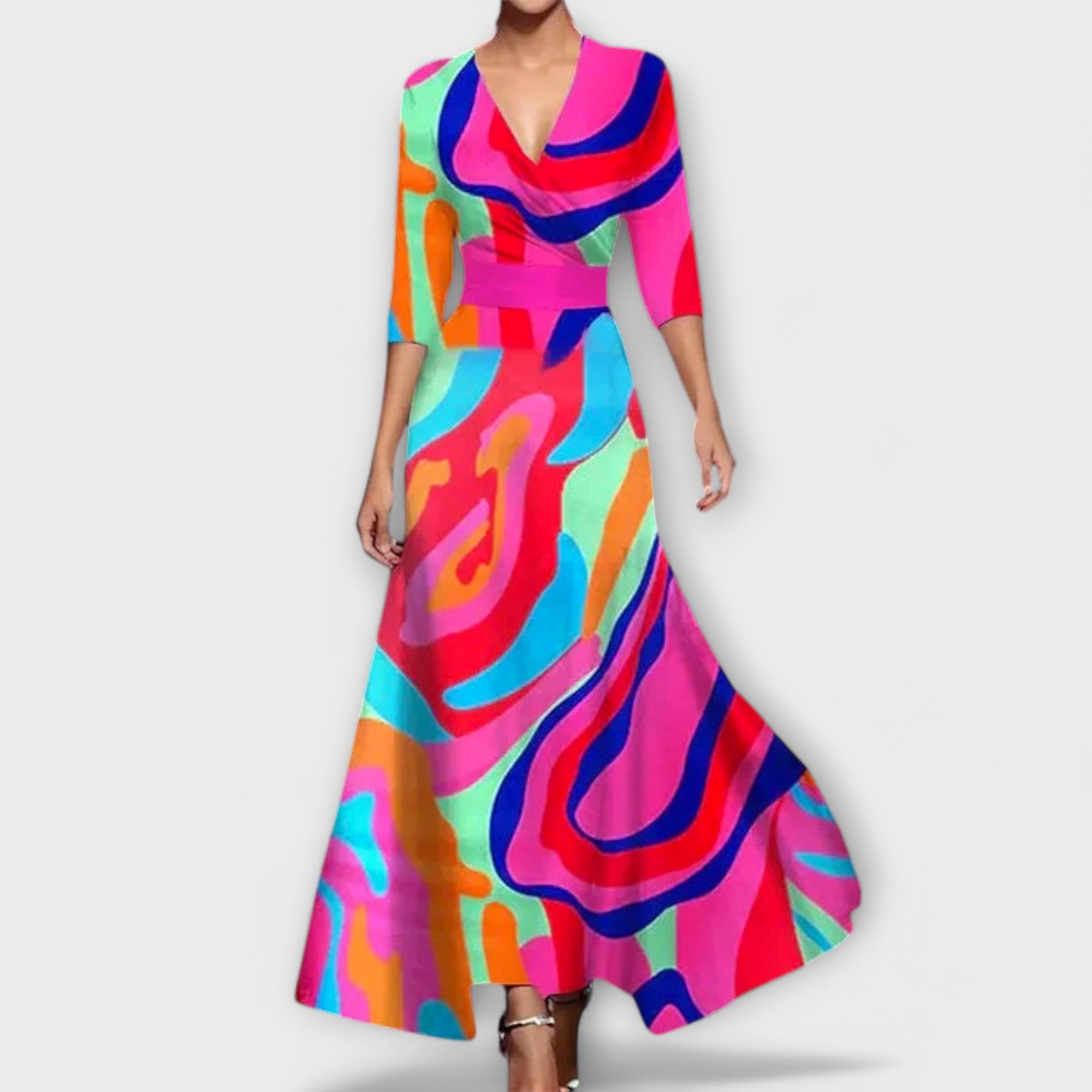 Inês - Vestido de menina com mangas elegantes