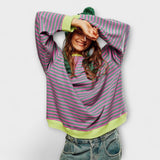 Maarja-Triibuline ülisuur kampsun