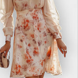 Vestido plissado romântico