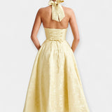 Midi kleit avatud selja ja korsetiga