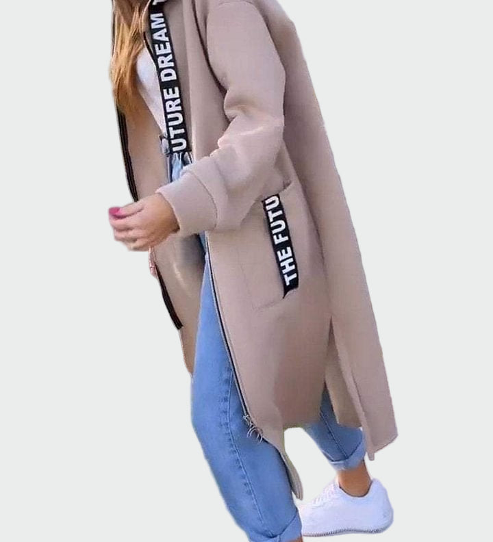 Pikk mantel kapuutsiga