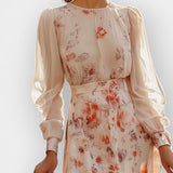 Vestido plissado romântico