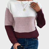 Elegantne kootud kõrge kaelusega kampsun