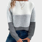 Elegantne kootud kõrge kaelusega kampsun