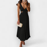 Satiinist midi kleit