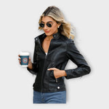 Elegantne nahktagi moodsa joonega ja ajatu stiiliga