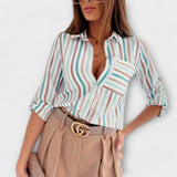 Maria - Klassikalise kaelusega T-särk